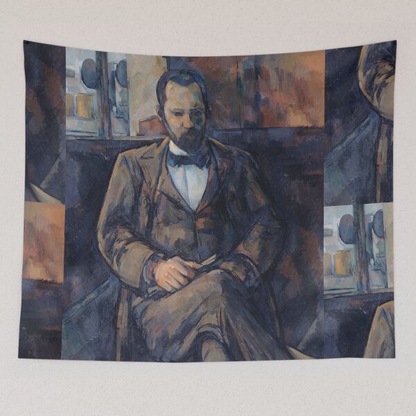 Item preview, Portrait Dambroise Vollard by Paul Cézanne: Post Impressionist Portrait Poster designed and sold by artofuniverse.