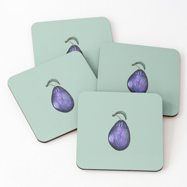 Item preview, Cosmic Plum on Dust Green Background designed and sold by FikaPictures.