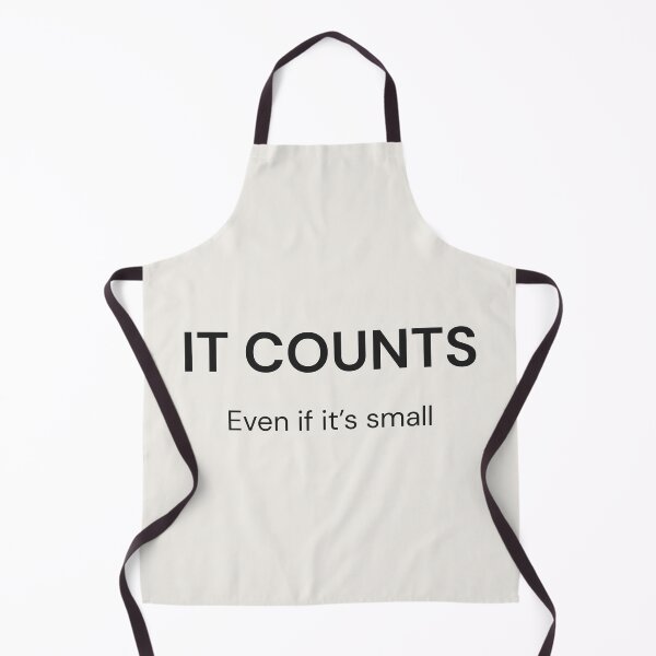 Item preview, It Counts – Quiet Reminder Tee designed and sold by QuietlyBecoming.