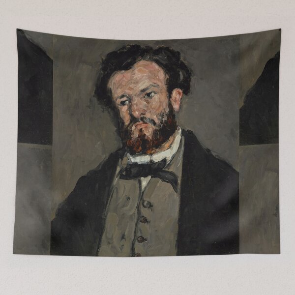 Item preview, Portrait of Anthony Valabregue by Paul Cézanne: Post Impressionist Portrait Print designed and sold by artofuniverse.