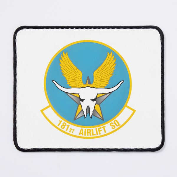 Item preview, Emblem of the 181st Airlift Squadron: The Winged Longhorn designed and sold by CharlieDesings.