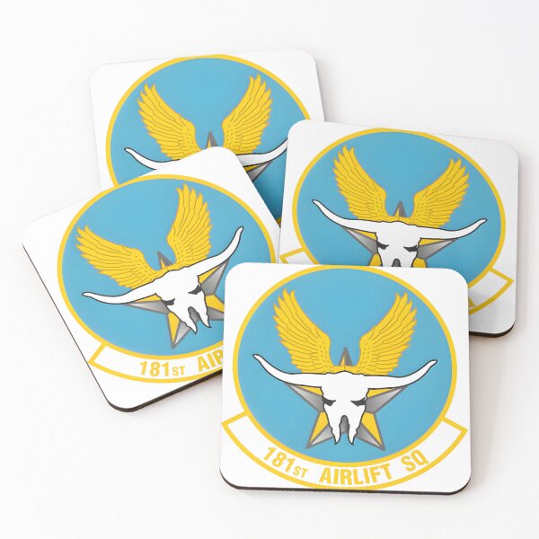 Item preview, Emblem of the 181st Airlift Squadron: The Winged Longhorn designed and sold by CharlieDesings.