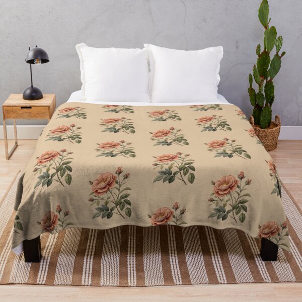 Item preview, Terracotta Wild Rose Botanical Print – Earth Tone Floral designed and sold by zaina.sho.