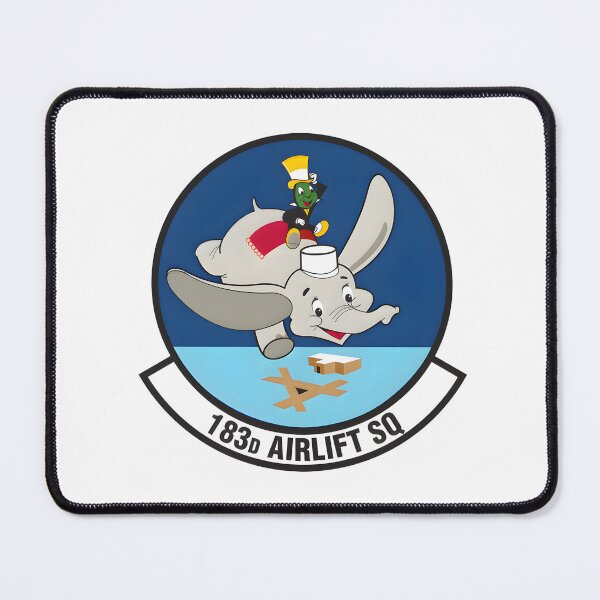 Item preview, 183d Airlift Squadron Military Patch Design designed and sold by CharlieDesings.