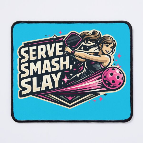 Item preview, Funny Pickleball Shirt for Women – Serve, Smash, Slay – Gift for Female Pickleball Player Age 18–35 designed and sold by Pickleball-Gift.