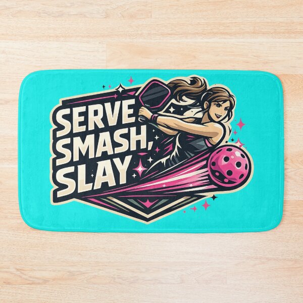 Item preview, Funny Pickleball Shirt for Women – Serve, Smash, Slay – Gift for Female Pickleball Player Age 18–35 designed and sold by Pickleball-Gift.