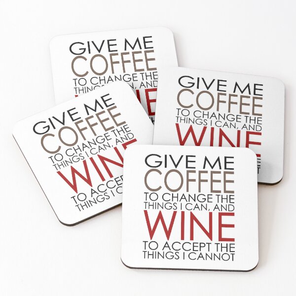 Item preview, Give Me Coffee To Change Wine To Accept Pun. designed and sold by Mr Lee.