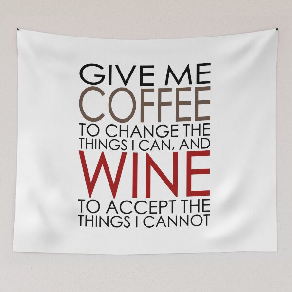 Item preview, Give Me Coffee To Change Wine To Accept Pun. designed and sold by Mr Lee.