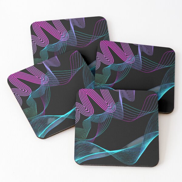Item preview, The Sound of Silence - Abstract Musical Waves designed and sold by Mini Pixel Perfect Co..