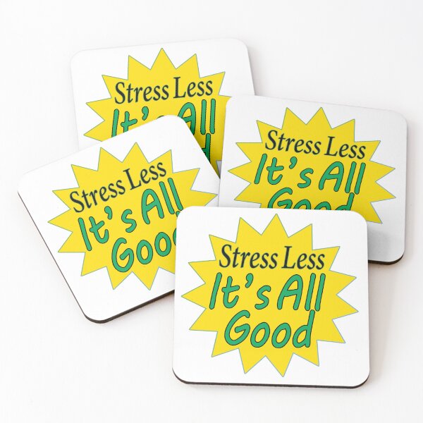Item preview, Gold Star: Stress Less It's All Good designed and sold by AGMomsArt.