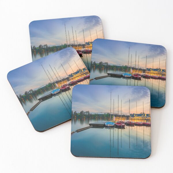 Item preview, Sunset at Maschsee in Hannover designed and sold by Michael Abid.