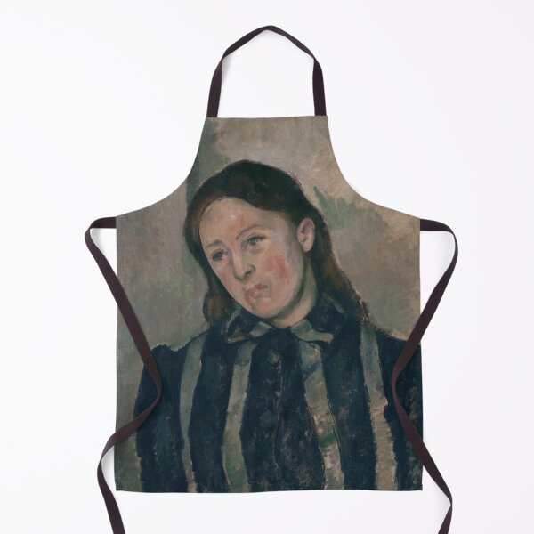 Item preview, Portrait of Madame Cezanne by Paul Cézanne: Post Impressionist Portrait Print designed and sold by artofuniverse.