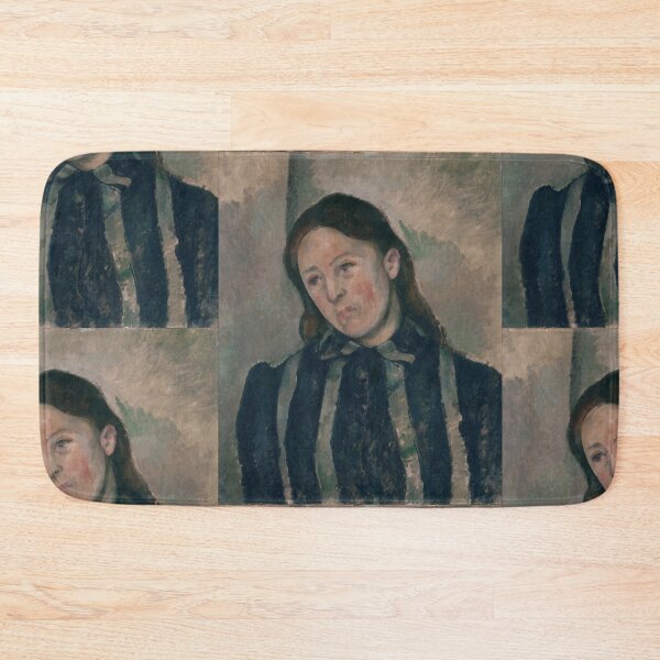 Item preview, Portrait of Madame Cezanne by Paul Cézanne: Post Impressionist Portrait Print designed and sold by artofuniverse.