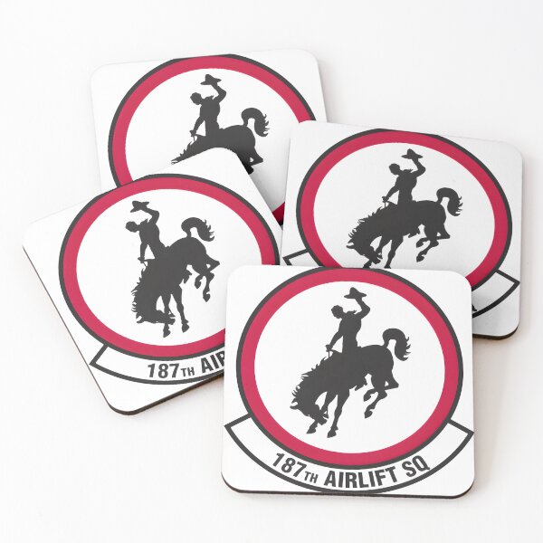 Item preview, 187th Airlift Squadron Cowboy Emblem designed and sold by CharlieDesings.