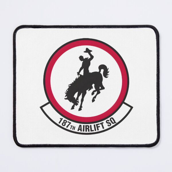 Item preview, 187th Airlift Squadron Cowboy Emblem designed and sold by CharlieDesings.