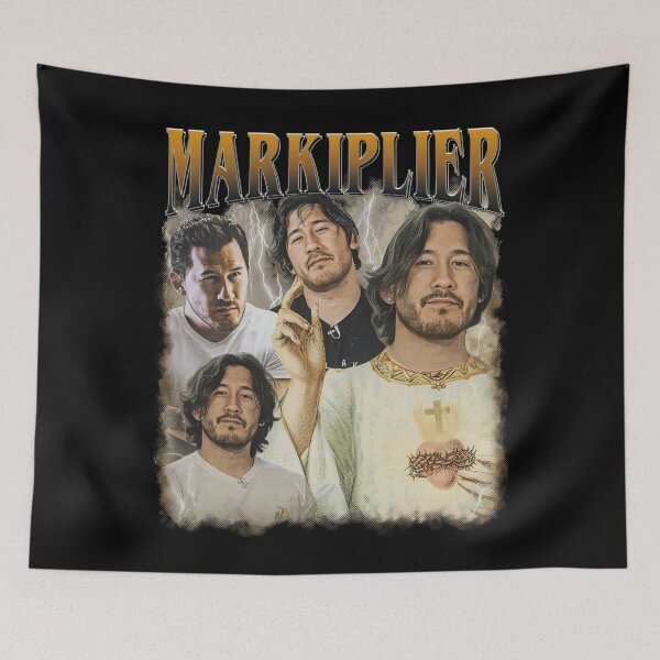 Item preview, Vintage Markiplier Youtube Star Fan Art  designed and sold by Angryblu3.