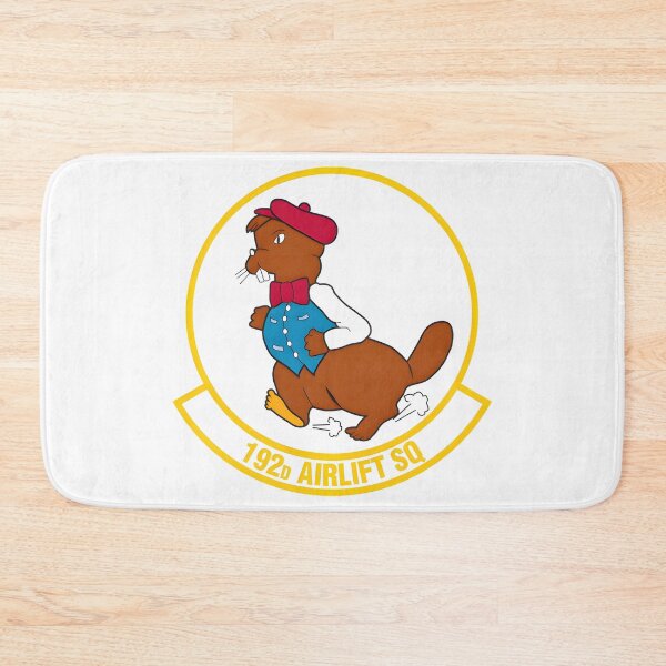Item preview, 192d Airlift Squadron Beaver Mascot Emblem designed and sold by CharlieDesings.