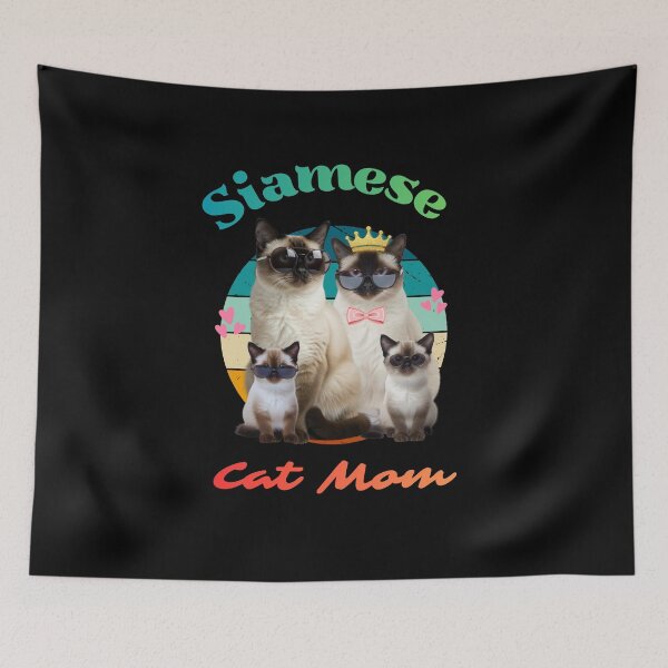 Item preview, Funny Siamese cat mom  designed and sold by Fateh-Kro ⭐⭐⭐⭐⭐.