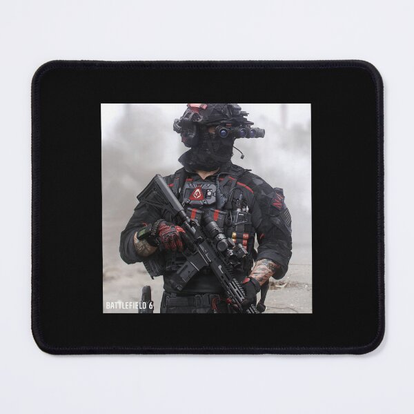 Item preview, BF BF6 Phantom Squad Crossbones Assault (Square) designed and sold by Sellcooldesigns.