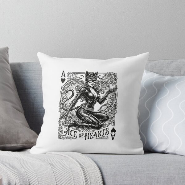 Item preview, Ace of Hearts – Dark Cat Queen designed and sold by JaaGo PopLab.
