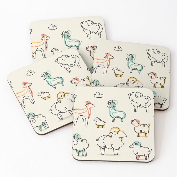 Item preview, Flocking Cute Sheep  designed and sold by Vanich-Panich.