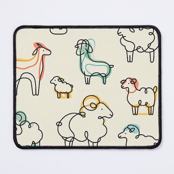 Item preview, Flocking Cute Sheep designed and sold by Vanich-Panich.