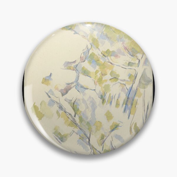 Item preview, Profil De Rocher Pres Des Grottes by Paul Cézanne: Modern Landscape Poster designed and sold by artofuniverse.
