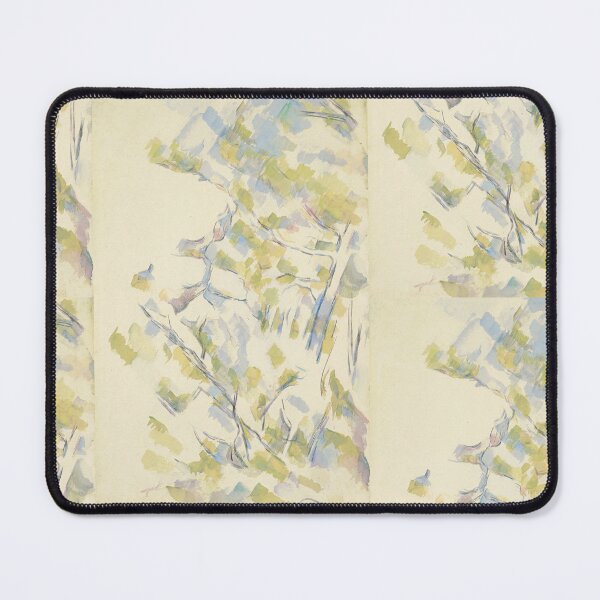 Item preview, Profil De Rocher Pres Des Grottes by Paul Cézanne: Modern Landscape Poster designed and sold by artofuniverse.