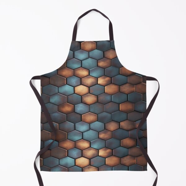 Item preview, Metallic Hexagonal Pattern designed and sold by HattrickFashion.