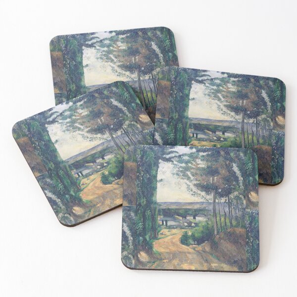 Item preview, Road Leading to the Lake by Paul Cézanne: Post Impressionist Landscape Poster designed and sold by artofuniverse.