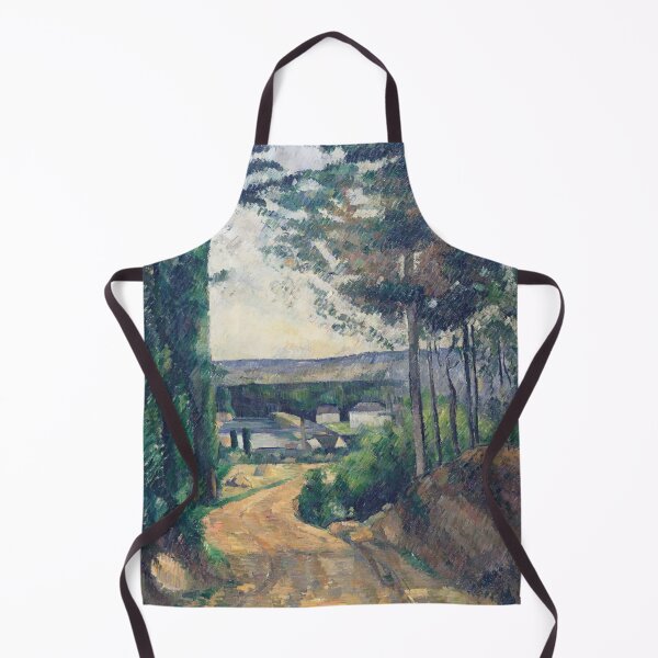 Item preview, Road Leading to the Lake by Paul Cézanne: Post Impressionist Landscape Poster designed and sold by artofuniverse.