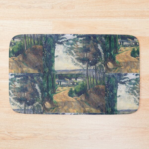 Item preview, Road Leading to the Lake by Paul Cézanne: Post Impressionist Landscape Poster designed and sold by artofuniverse.
