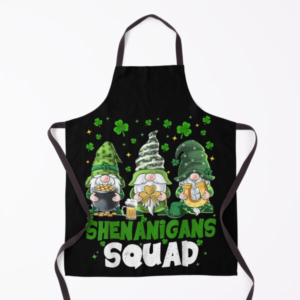 Item preview, Shenanigans Squad Lucky Gnomes St Patricks Day 2026 Irish Leprechaun Clover Art designed and sold by Chaya Reid.