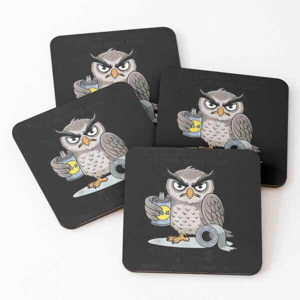 Item preview, Im Not Old I Just Need WD40 And Duct Tape Grumpy Owl designed and sold by Chaya Reid.