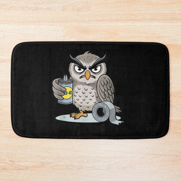 Item preview, Im Not Old I Just Need WD40 And Duct Tape Grumpy Owl designed and sold by Chaya Reid.