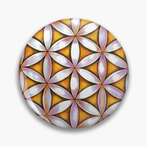 Item preview, Flower of Life Yellow Pearl  designed and sold by shantilovesart.