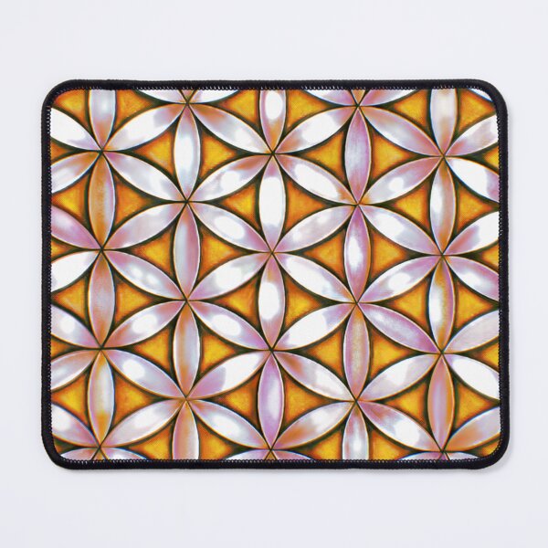 Item preview, Flower of Life Yellow Pearl designed and sold by shantilovesart.
