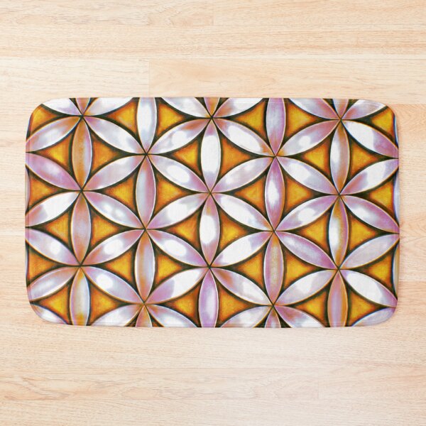 Item preview, Flower of Life Yellow Pearl  designed and sold by shantilovesart.