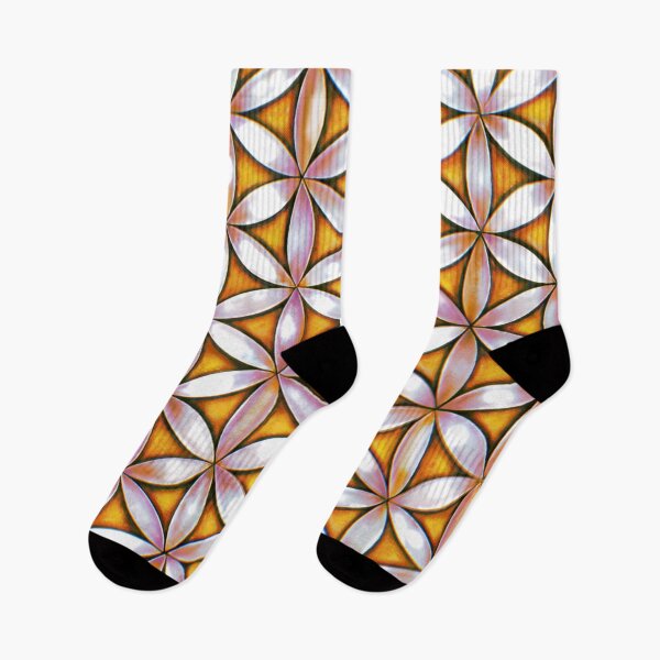 Item preview, Flower of Life Yellow Pearl  designed and sold by shantilovesart.