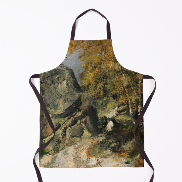 Item preview, Rochers Dans La Foret Fontainebleau by Paul Cézanne: Post Impressionist Landscape designed and sold by artofuniverse.