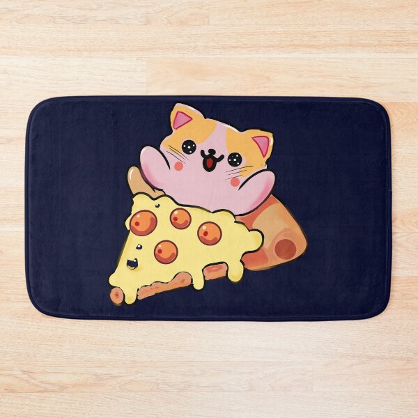 Item preview, Cute Kawaii Cat Hugging Pizza Slice designed and sold by HopeAndHustle.