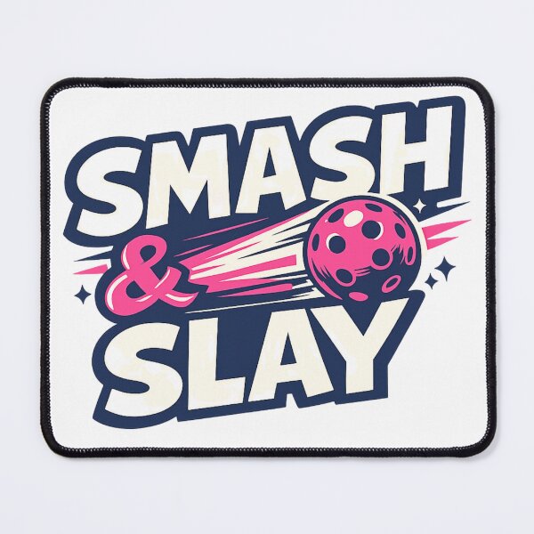 Item preview, Pickleball Shirt for Women – Smash & Slay – Modern Typographic Gift for Female Players 18–35 designed and sold by Pickleball-Gift.