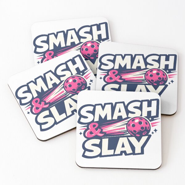 Item preview, Pickleball Shirt for Women – Smash & Slay – Modern Typographic Gift for Female Players 18–35 designed and sold by Pickleball-Gift.