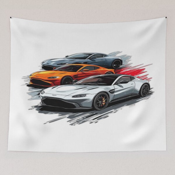 Item preview, Car Race Thrilling Three Cars designed and sold by HattrickFashion.