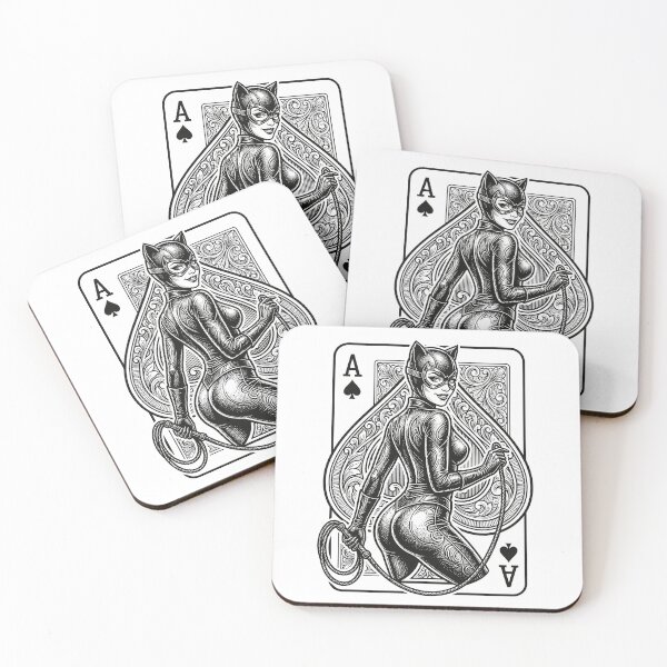 Item preview, Ace of Spades – Shadow Cat Queen designed and sold by JaaGo PopLab.