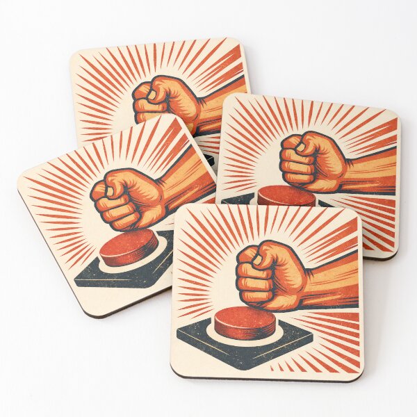 Item preview, The Big Red Button designed and sold by Second Thought Studio.