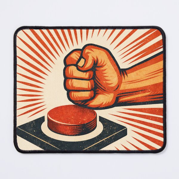 Item preview, The Big Red Button designed and sold by Second Thought Studio.