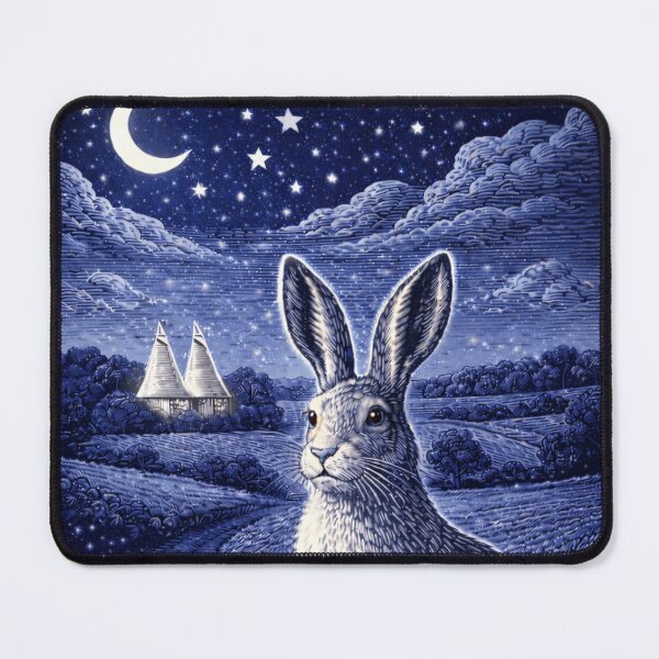 Item preview, Hare and Moon and Oast Houses designed and sold by chihuahuashower.