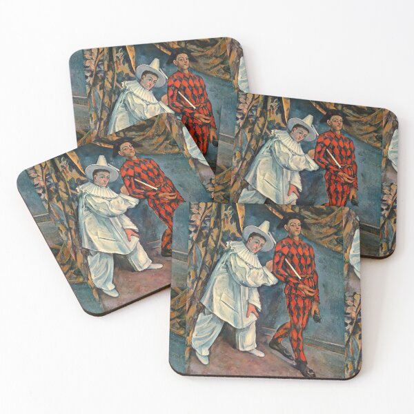 Item preview, Shove Tuesday by Paul Cézanne: Post Impressionist Commedia Dell Arte Poster designed and sold by artofuniverse.