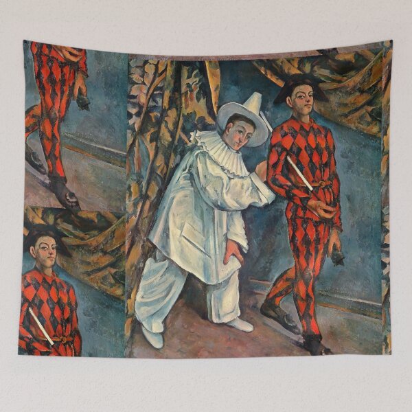 Item preview, Shove Tuesday by Paul Cézanne: Post Impressionist Commedia Dell Arte Poster designed and sold by artofuniverse.